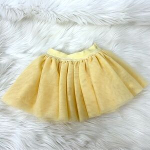 Monnalisa Baby Girl Yellow Tulle Tutu Skirt Size 1 MOS